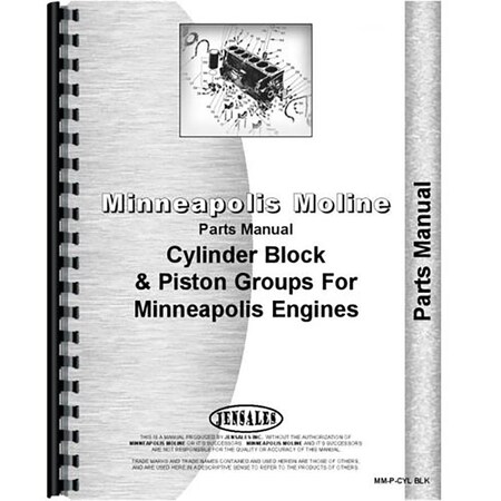 New Parts Manual For Minneapolis Moline Engine Tractor